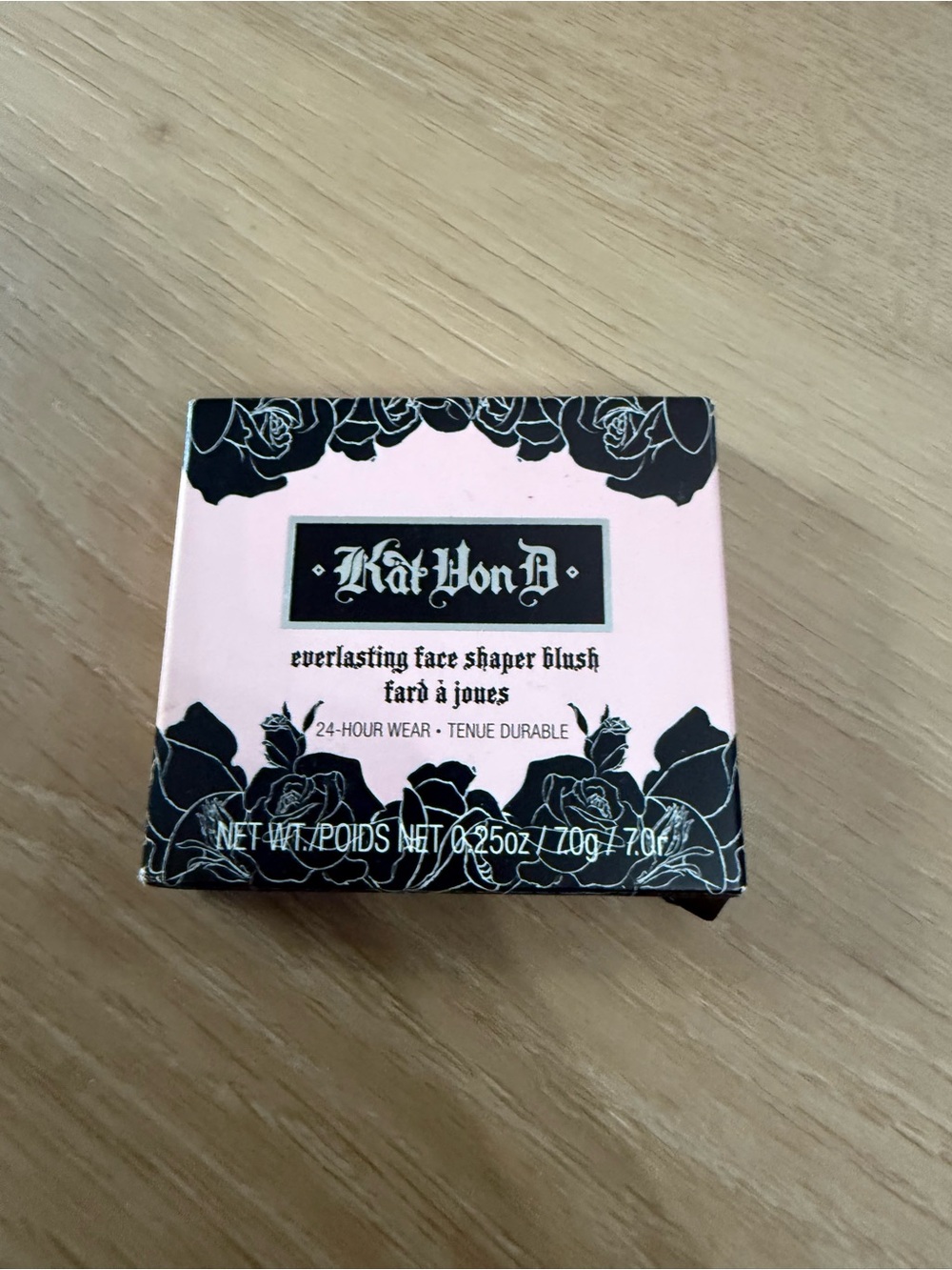 Sephora Kat Von D Everlasting Face Shaper Blush - Light Pink Packaging